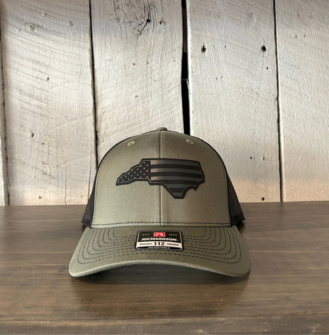Flag Patch Hat - Military Green