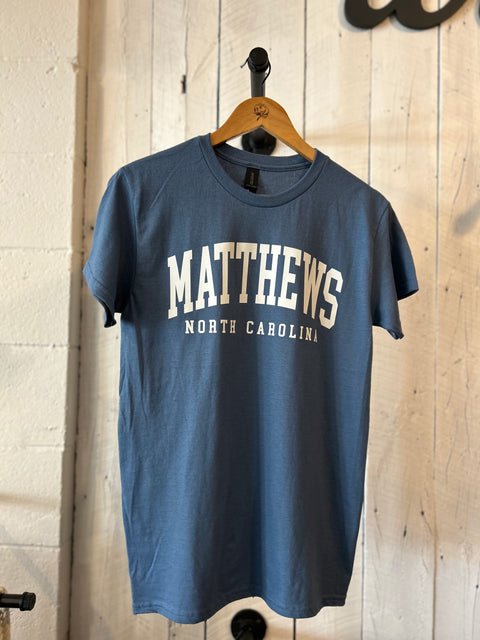 Matthews Collegiate Tee (Blue)